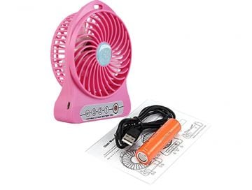 Portatif Mini USB Fan Şarj Edilebilir MasaÜstü Vantilatör
