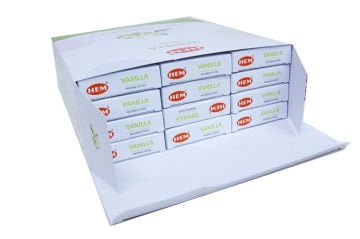 Hem Vanilla Exclusive Organik Çubuk Tütsü (12 x 25 gr)