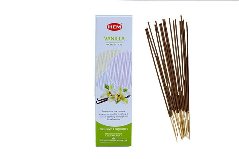 Hem Vanilla Exclusive Organik Çubuk Tütsü (12 x 25 gr)