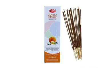 Hem Vanilla Orange Exclusive Organik Çubuk Tütsü (12 x 25 gr)