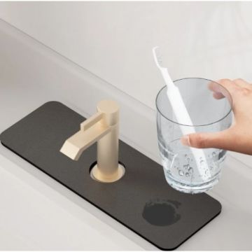 Su Emici Sihirli Mutfak Banyo Lavabo Kenar Matı (38cmx13cm)
