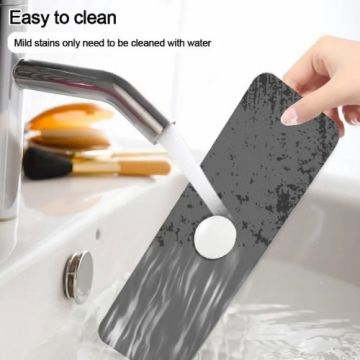 Su Emici Sihirli Mutfak Banyo Lavabo Kenar Matı (38cmx13cm)