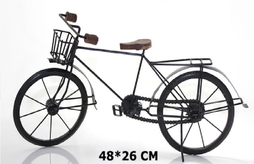 Dekoratif Metal Bisiklet Biblo (48 cm x 26 cm)
