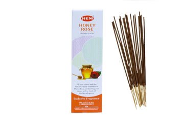 Hem Honey Rose Exclusive Organik Çubuk Tütsü (12 x 25 gr)