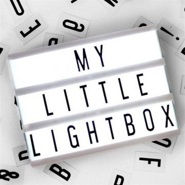 Mini Mıknatıslı Dekoratif Led Mesaj Panosu Lightbox