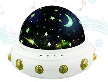 Yıldızlı Müzikli Led Projektör Gökyüzü Gece Lambası