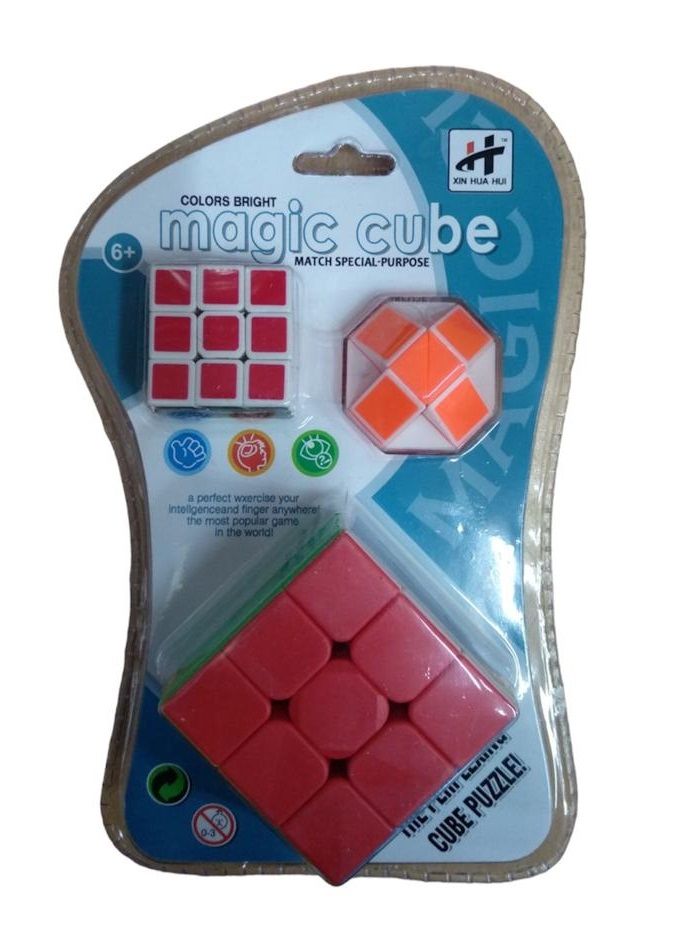 Magic Cube Mini Sihirli Küp 3'lü