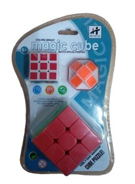 Magic Cube Mini Sihirli Küp 3'lü