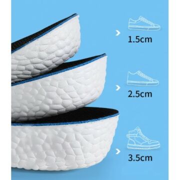 Köpük Tasarım Kadın Topuk Yükseltici Tam Boy Eva Tabanlık 1.5 Cm