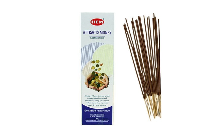 Hem Attracts Money Exclusive Organik Çubuk Tütsü (12 x 25 gr)