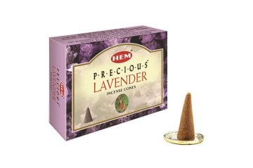 Hem Lavanta Kokulu Konik Tütsü Precious Lavender Cones (120 Adet)