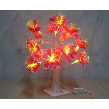 Çiçek Ağacı Led Işıklı Dekoratif Masa Lambası (35 cm)