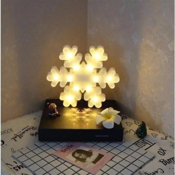 Dekoratif Kartanesi Şeklinde Led Işıklı Lamba