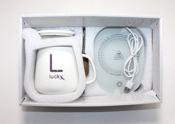 Usb Isıtmalı Beyaz Altlıklı Kaşıklı Kapaklı Kupa Bardak