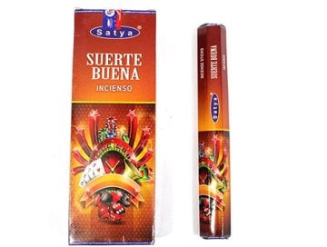Satya İyi Şans Çubuk Tütsü Suerte Buena İncense Sticks (120 Adet)