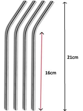 Metal Pipet Paslanmaz Çelik Ve Temizleme Fırçası Seti 5 Parça