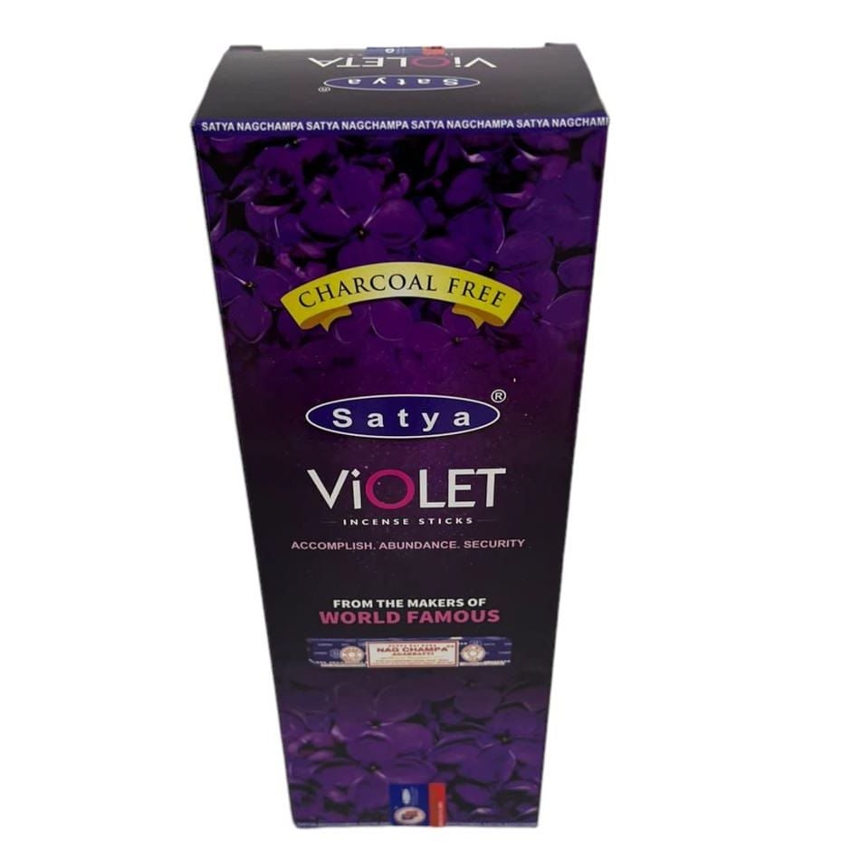 Satya Menekşe Kokulu Kokulu Tütsü Violet İncense Sticks (120 Adet)