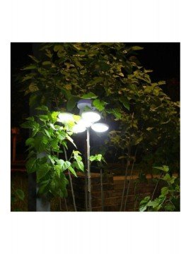 5 Kanatlı Solar Güneş Enerjili Usb Sarjlı Led Askılı Bahçe Aydınlatma