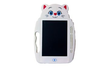 Kedi Tasarımlı Dijital Çocuk Yazı Tahtası