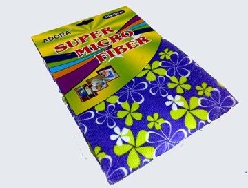 Mikrofiber Çiçek Desenli Mutfak Bezi