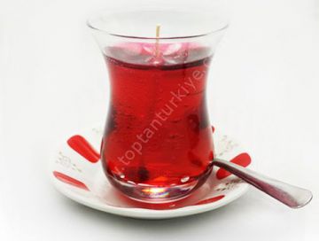 Dekoratif Çay Şeklinde Jel Mum