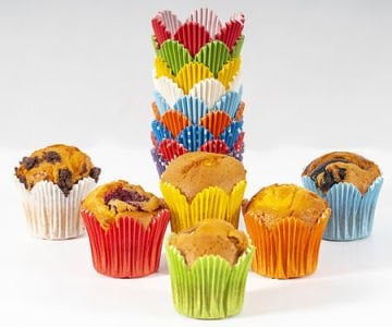 Lotus Tasarım Cupcake Muffin Kek Kapsülü (200 Adet)