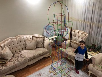 Zekice  Eğlenceli Bambu Çubukları (300 Parça)