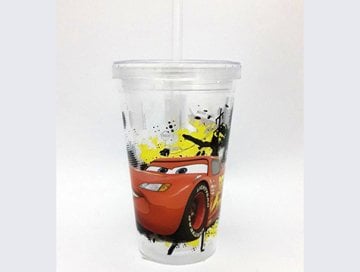 Şimşek Mcqueen Pipet Bardak