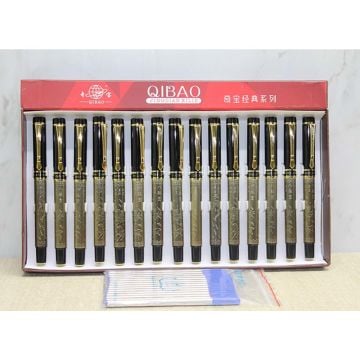 Gold İşlemeli Şık Metal Tükenmez Kalem