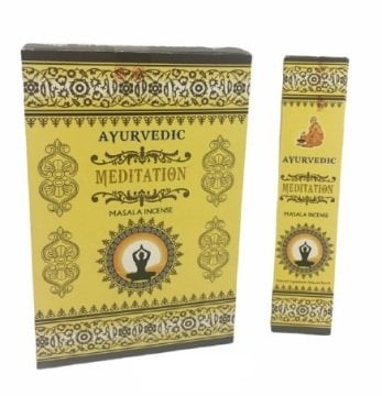Ayurvedic Meditation Tütsü İncense Sticks 12 li Paket (180 adet)