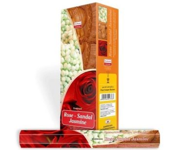Darshan Rose Sandal Jasmine Çubuk Tütsü Incense Sticks (120 Adet)