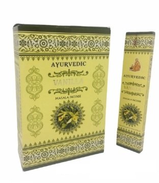 Ayurvedic Vanilla Vanilya Tütsü İncense Sticks 12 li Paket (180 adet)