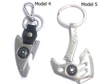 Pusulalı Metal Anahtarlık