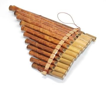 Bambu Pan Flüt Müzik Aleti 29 Cm