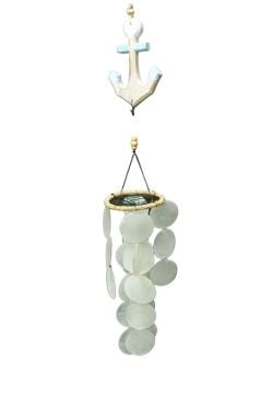Çapa Tasarımlı Sedef Rüzgar Çanı (50 cm)