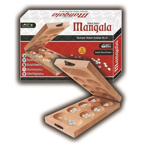 Kapaklı Ahşap Mangala Oyunu