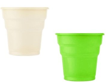 Plastik Renkli Bardak 180 CC (25 Adet)