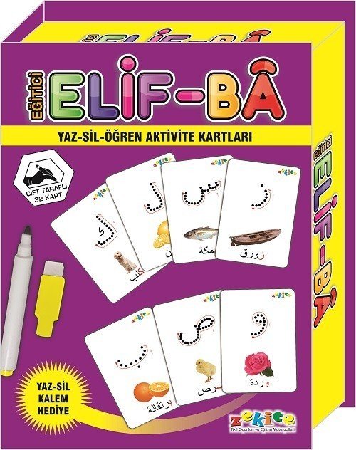 Eğitici Elif-Ba Kartları
