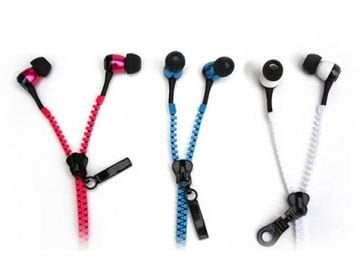 Mikrofonlu Fermuarlı Kulaklık Zip Headphones