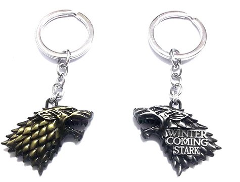 Game of Thrones Stark Metal Anahtarlık