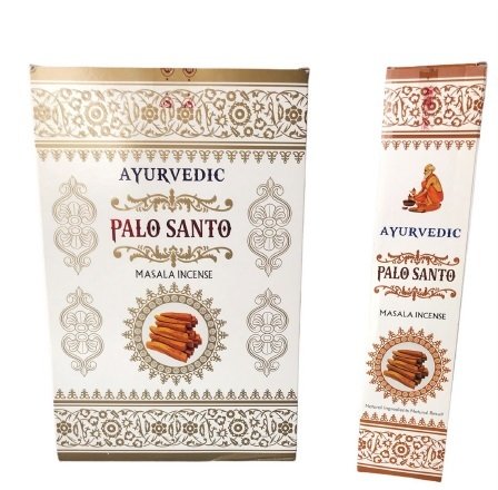 Ayurvedic Palo Santo Tütsü İncense Sticks 12 li Paket (180 adet)