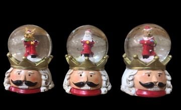 Mini Kurşun Asker Yılbaşı Cam Kar Küresi