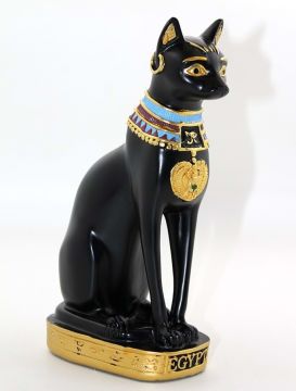 Polyester Mısır Kedisi Biblosu (15 cm x 13 cm)