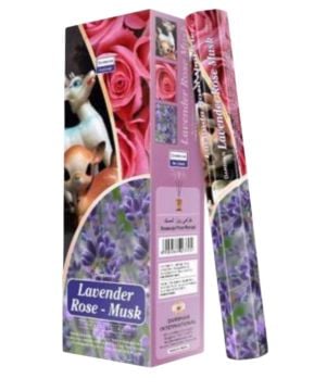 Darshan Lavander Rose & Musk Çubuk Tütsü Incense Sticks (120 Adet)