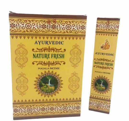 Ayurvedic Nature Fresh (Doğal Tazelik) Çubuk Tütsü (180 adet)