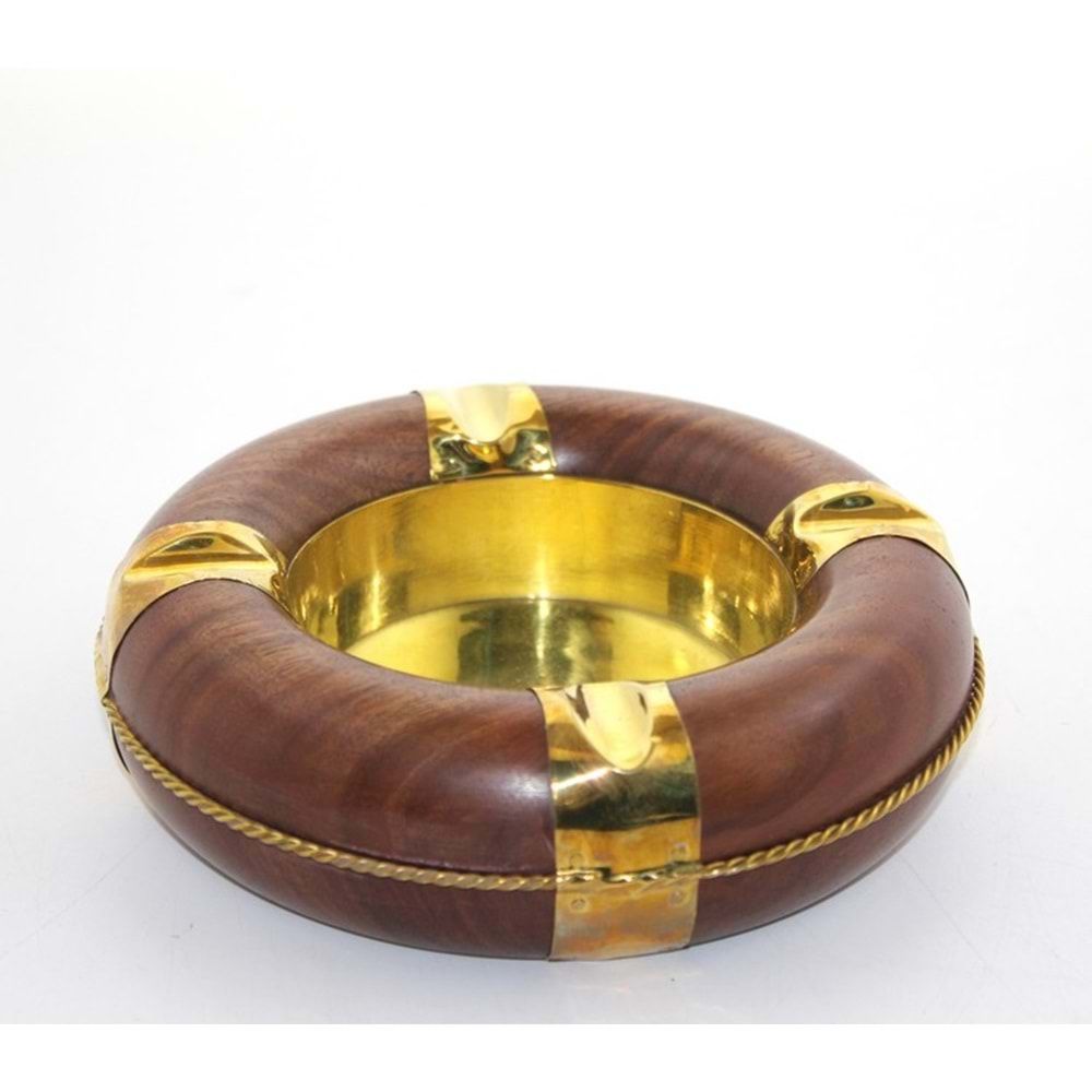 Dekoratif Hediye Masa Üstü Pirinç Küllük (15 cm)