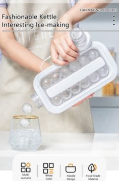 Buz Topu Kalıp Buz Küpü Maker Su Şişesi Topu