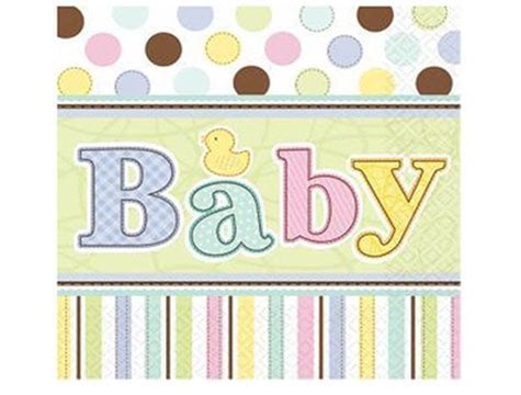 Doğum Günü Parti İçin Baby Kağıt Peçete