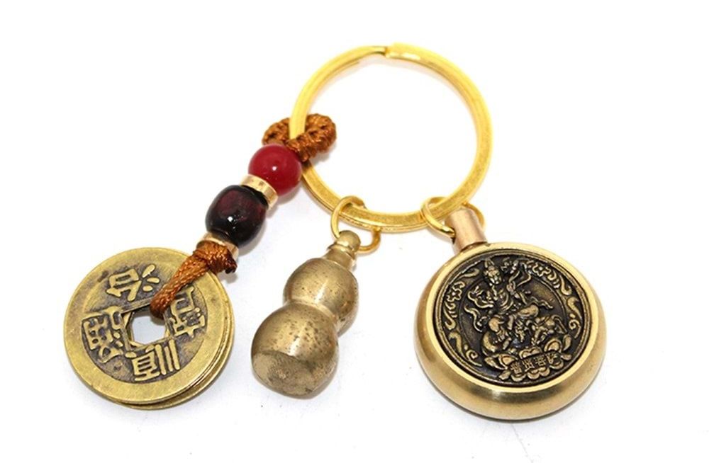 Şans Ve Bereket Sembollü Metal Anahtarlık