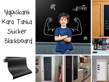 Sticker Kara Yazı Tahtası Sticker Black Board